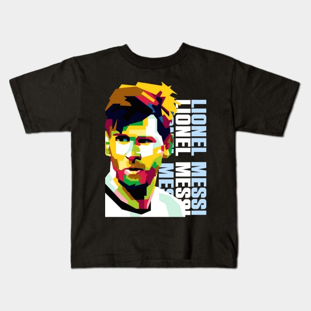 Argentina Hero Kids T-Shirt by WPAP46